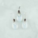 Synthetic Moonstone Pendant - SPB0058MS/N165