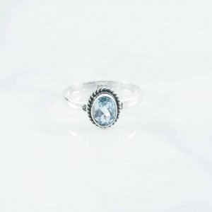 Blue Topaz Ring - RBA0069BT/N140