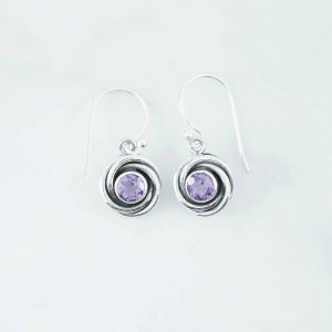 Amethyst Earring-EBA0162AMT/N118
