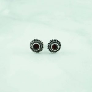Garnet Earring -EBA0165GRT/N126