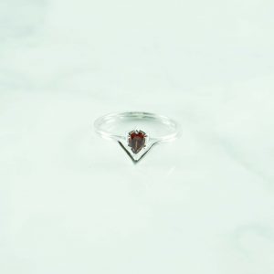 Garnet Ring-RBA0072GRT/N126