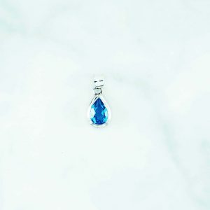 Blue Topaz Pendant - PBA0057BT/N108