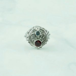 Garnet Ring - RBA0078GRT/N475