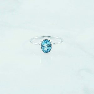 Blue Topaz Ring - RBA0056BT/N180