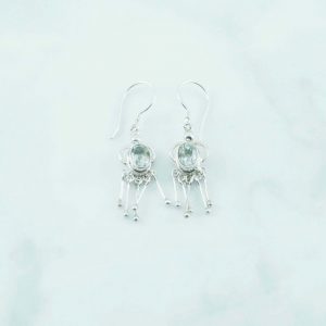Green Amethyst Earring - EBA0019GA/N172