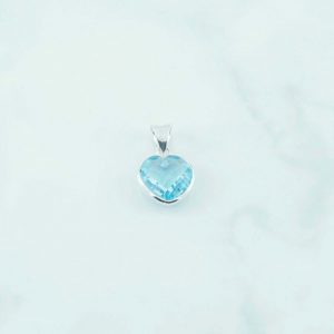 Blue Topaz Pendant - PBA0059BT/N190