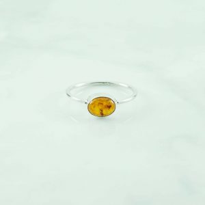 Amber Ring - RBA0029AMR/N105