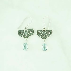 Blue Topaz Earring - EBA0168BT/N213