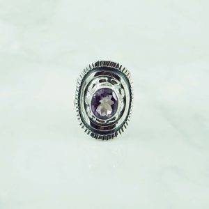 Amethyst Ring - RBA0122AMT/N390