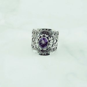 Amethyst Ring - RBA0123AMT/N685
