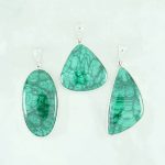 Malachite Pendant - PBA0009MAL/N390