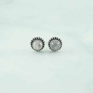 Rose Quartz Earring - EBA0061RQ/N100