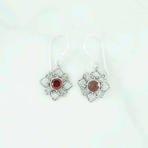 Garnet Earring - EBA0179GRT/N174