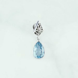 Blue Topaz Pendant - PBA0060BT/N340