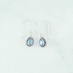 Blue Topaz Earring - EBA0178BT/N114