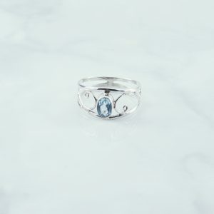 Blue Topaz Ring - RBA0094BT/N175