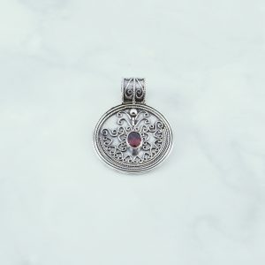 Garnet Pendant - PBA0053GRT/N225