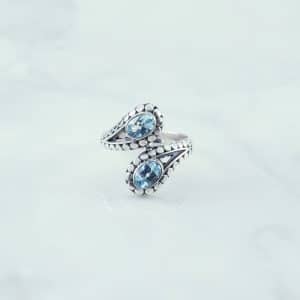 Blue Topaz Ring - RBA0097BT/N270