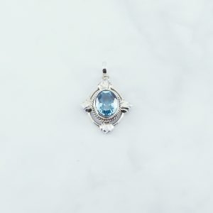 Blue Topaz Pendant - PBA0062BT/N190