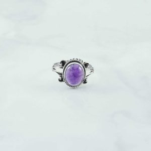 Amethyst Ring - RBA0132AMT/N200
