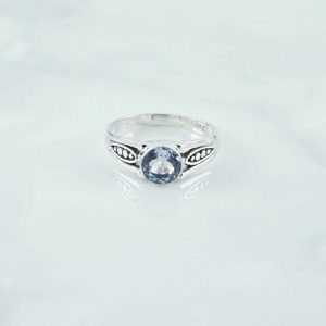 Blue Topaz Ring - RBA0099BT/N198
