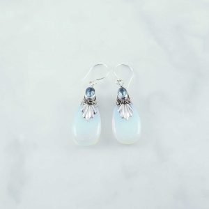 Synthetic Moonstone Earring - SEB0142MS/N105