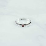 Garnet Ring - RBA0083GRT/N90