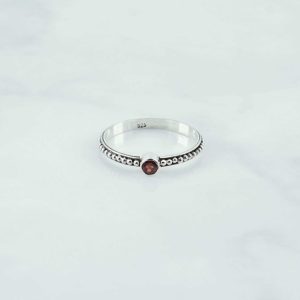 Garnet Ring - RBA0083GRT/N90
