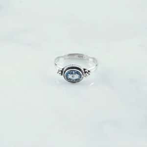 Blue Topaz Ring - RBA0100BT/N156