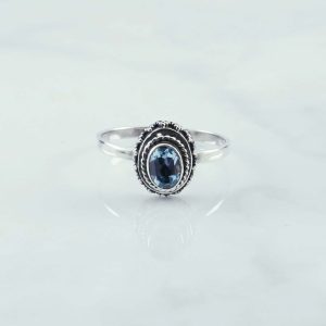 Blue Topaz Ring - RBA0101BT/N140