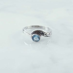 Blue Topaz Ring - RBA0102BT/N228